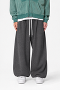 Grey Wide-Leg Sweatpants