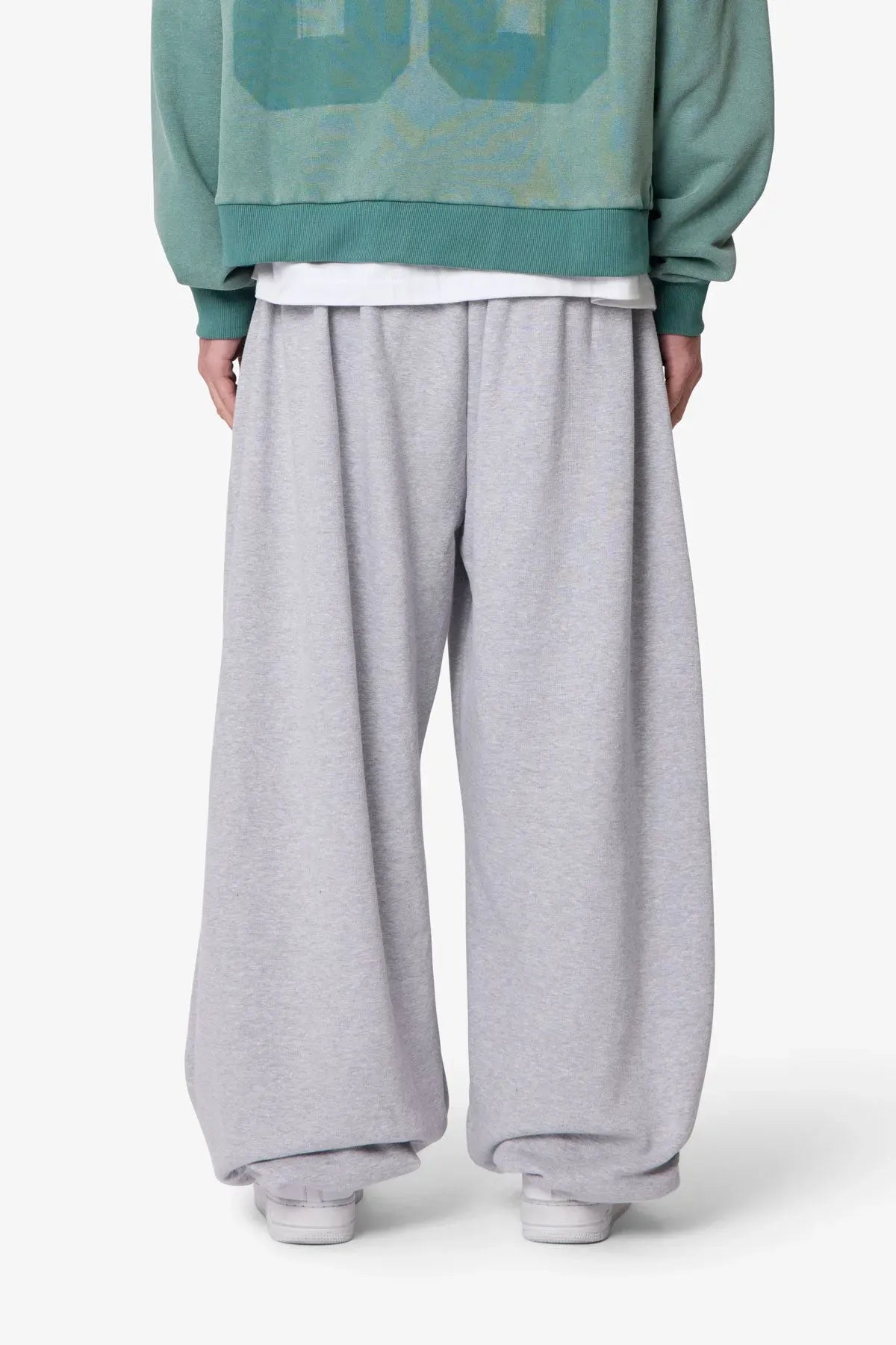 Grey Wide-Leg Sweatpants